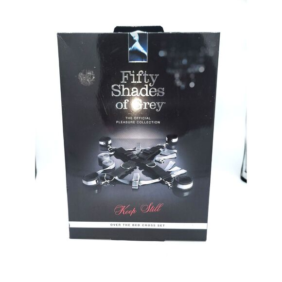 Fifty Shades of Gray "Keep Still" Over the Bed Cross Set The Pleasure Collection - Picture 1 of 4